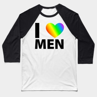 I love Men Baseball T-Shirt